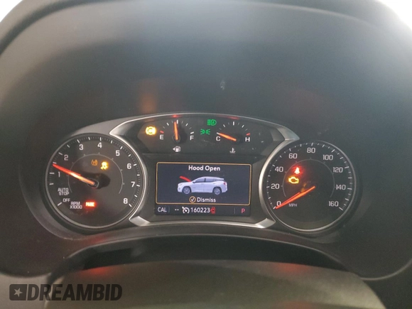 2020 GMC Terrain SLT with VIN 3GKALPEX3LL265453, listed as a Copart auction lot 55657345 with 160,223 mi miles and Salvage title. Bid and sale history available at DreamBid. Image 9.