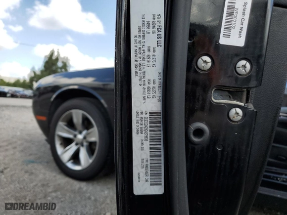 2016 Dodge Challenger SXT Plus with VIN 2C3CDZAG9GH279038, listed as a Copart auction lot 48934923 with 117,018 mi miles. Bid and sale history available at carsss.com. Image 14.