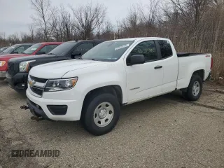2018 Chevrolet Colorado 4WD Work Truck with VIN 1GCHTBEA8J1296940, listed as a Copart auction lot 46393985 with 158,123 mi miles and Clean title. Bid and sale history available at DreamBid. Image 1.