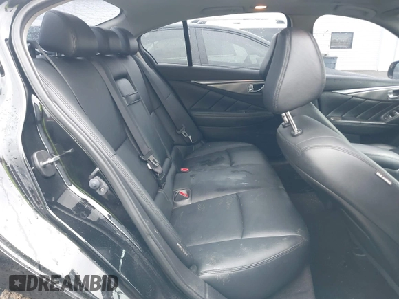 2015 Infiniti Q50 with VIN JN1BV7AR6FM421919, listed as a IAAI auction lot 41078899 with 172,459 mi miles and . Bid and sale history available at carsss.com. Image 8.