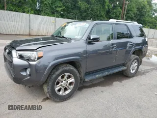 2018 Toyota 4Runner SR5 with VIN JTEBU5JR2J5587955, listed as a Copart auction lot 61909225 with 57,715 mi miles and Salvage title. Bid and sale history available at DreamBid. Image 1.