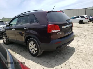 2012 Kia Sorento LX with VIN 5XYKT3A64CG194955, listed as a Copart auction lot 59443524 with 185,185 mi miles and Salvage Title. Bid and sale history available at DreamBid. Image 2.