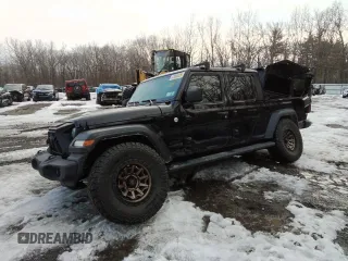 2021 Jeep Gladiator Willys with VIN 1C6HJTAG7ML595714, listed as a Copart auction lot 47096425 with 90,728 mi miles and Salvage Title. Bid and sale history available at carsss.com. Image 1.