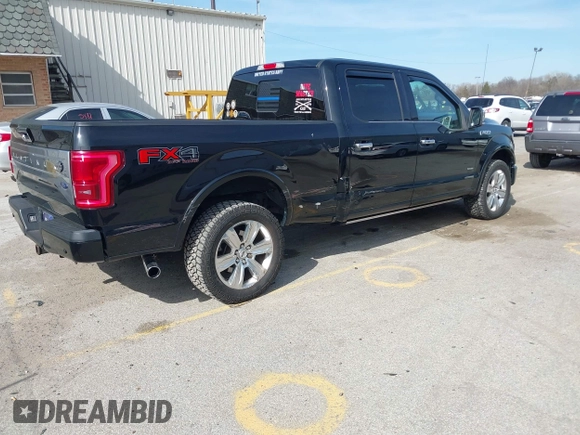 2016 Ford F-150 XLT with VIN 1FTFW1EG9GFA98490, listed as a IAAI auction lot 42043102 with 93,721 mi miles and . Bid and sale history available at DreamBid. Image 4.