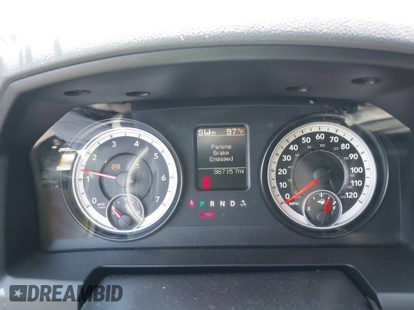 2014 Ram 1500 Express with VIN 3C6RR6KT7EG221631, listed as a IAAI auction lot 42397832 with 98,715 mi miles and . Bid and sale history available at DreamBid. Image 7.