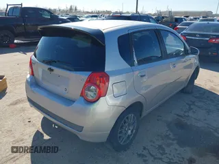 2009 Chevrolet Aveo 1LT with VIN KL1TD66E99B630907, listed as a IAAI auction lot 41378480 with 102,906 mi miles and . Bid and sale history available at DreamBid. Image 4.