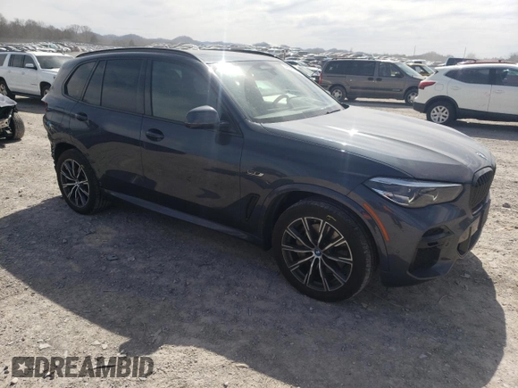 2022 BMW X5 xDrive45e with VIN 5UXTA6C09N9K10638, listed as a Copart auction lot 48321845 with 44,036 mi miles and Salvage Title. Bid and sale history available at DreamBid. Image 4.