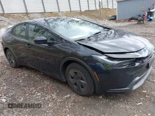 2023 Toyota Prius LE with VIN JTDACAAU8P3002140, listed as a IAAI auction lot 41812753 with 27,410 mi miles and . Bid and sale history available at carsss.com. Image 1.