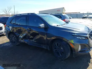 2022 Chevrolet Equinox RS with VIN 2GNAXMEV0N6147243, listed as a IAAI auction lot 41612576 with 37,793 mi miles. Bid and sale history available at carsss.com. Image 13.