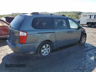 2008 Kia Sedona LX with VIN KNDMB233186216462, listed as a Copart auction lot 72605044 with 194,731 mi miles and Salvage Title. Bid and sale history available at carsss.com. Image 3.