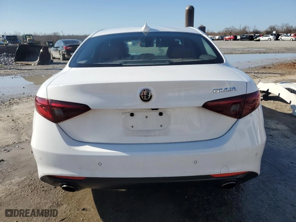 2017 Alfa Romeo Giulia Ti with VIN ZARFAECN9H7551998, listed as a Copart auction lot 42725885 with 109,434 mi miles and Salvage Title. Bid and sale history available at carsss.com. Image 6.
