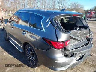2017 Infiniti QX60 with VIN 5N1DL0MN2HC519510, listed as a IAAI auction lot 41705079 with 83,696 mi miles and . Bid and sale history available at DreamBid. Image 3.