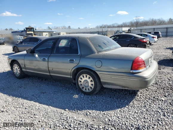 2003 Ford Crown Victoria Standard with VIN 2FAFP73W63X121139, listed as a Copart auction lot 89205905 with 112,450 mi miles and Salvage Title. Bid and sale history available at carsss.com. Image 2.