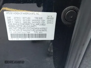 2018 Acura MDX Technology with VIN 5J8YD4H73JL017988, listed as a IAAI auction lot 42351398 with 102,733 mi miles and . Bid and sale history available at DreamBid. Image 9.