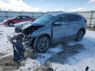 2021 Honda CR-V EX-L with VIN 5J6RW2H83ML004103, listed as a Copart auction lot 45874095 with 67,031 mi miles and Salvage Title. Bid and sale history available at carsss.com. Image 1.