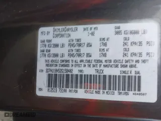 2002 Dodge Ram 1500 with VIN 3D7HU18N52G158402, listed as a IAAI auction lot 42100701 with 170,673 mi miles. Bid and sale history available at carsss.com. Image 9.