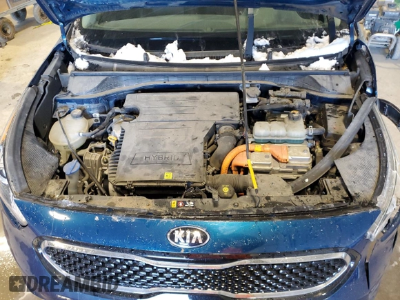 2018 Kia Niro Touring with VIN KNDCE3LC9J5148366, listed as a Copart auction lot 41485985 with 0 mi miles and Salvage Title. Bid and sale history available at carsss.com. Image 12.