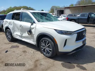 2023 Infiniti QX60 Sensory с VIN 5N1DL1GS5PC353666, выставлен на аукционе IAAI как лот 42116727 с пробегом 28 669 миль миль и . История ставок и продаж доступна на DreamBid. Изображение 1.