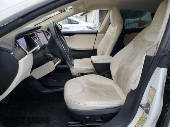 2013 Tesla Model S with VIN 5YJSA1DN4DFP13718, listed as a Copart auction lot 53118285 with Not Provided miles and Salvage Title. Bid and sale history available at carsss.com. Image 7.