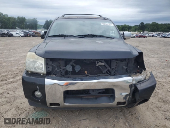 2006 Nissan Armada LE with VIN 5N1AA08A36N724013, listed as a Copart auction lot 58265145 with 221,680 mi miles and Clean title. Bid and sale history available at DreamBid. Image 5.