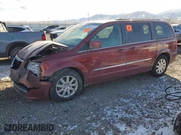 2014 Chrysler Town & Country Touring with VIN 2C4RC1BG0ER307003, listed as a Copart auction lot 44951475 with 135,245 mi miles and Salvage Title. Bid and sale history available at carsss.com. Image 1.