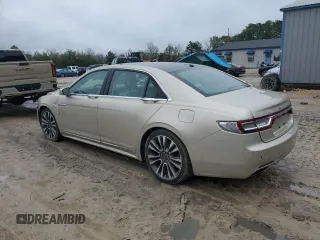 2017 Lincoln Continental Select with VIN 1LN6L9SK7H5636493, listed as a Copart auction lot 46155885 with 88,921 mi miles and Salvage Title. Bid and sale history available at DreamBid. Image 2.