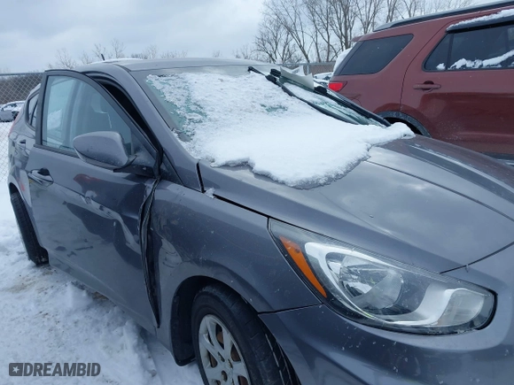 2014 Hyundai Accent GS with VIN KMHCT5AE1EU194495, listed as a IAAI auction lot 41609591 with 85,737 mi miles. Bid and sale history available at carsss.com. Image 13.