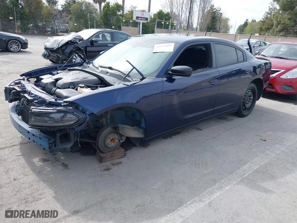 2017 Dodge Charger SE with VIN 2C3CDXBG4HH505166, listed as a IAAI auction lot 41827097 with 145,036 mi miles. Bid and sale history available at carsss.com. Image 2.