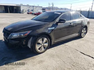2014 Kia Optima Hybrid EX with VIN KNAGN4AD7E5064102, listed as a Copart auction lot 41880215 with 123,462 mi miles and Salvage Title. Bid and sale history available at carsss.com. Image 1.