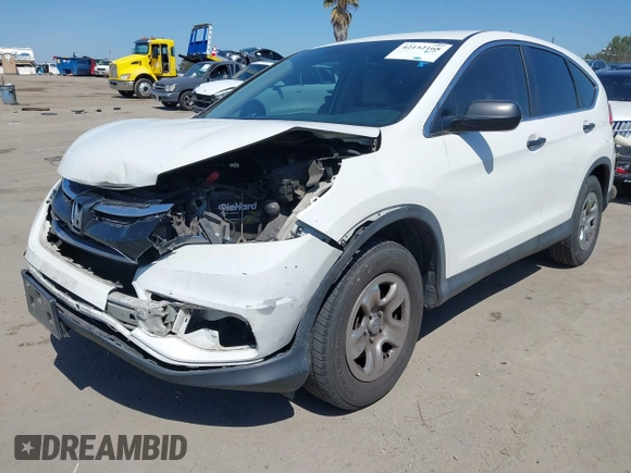 2015 Honda CR-V LX with VIN 5J6RM3H38FL001426, listed as a IAAI auction lot 42152168 with 185,657 mi miles and . Bid and sale history available at carsss.com. Image 22.