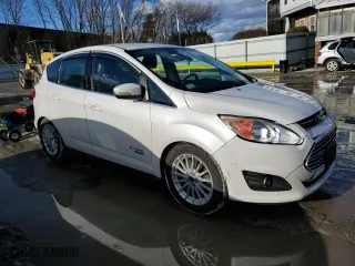 2014 Ford C-Max Energi SEL with VIN 1FADP5CU0EL500583, listed as a Copart auction lot 46593615 with 128,457 mi miles and Clean Title. Bid and sale history available at carsss.com. Image 4.
