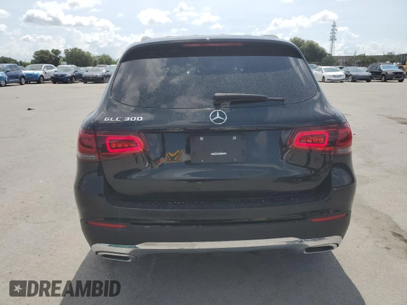2021 Mercedes-Benz GLC 300 with VIN W1N0G8DB0MV263869, listed as a Copart auction lot 61762825 with 50,211 mi miles and Clean title. Bid and sale history available at DreamBid. Image 6.