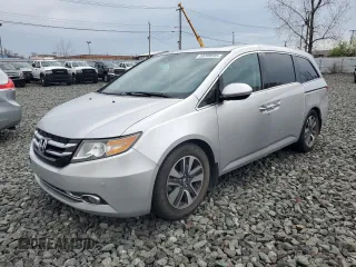 2015 Honda Odyssey Touring Elite with VIN 5FNRL5H99FB019686, listed as a Copart auction lot 53209595 with 72,046 mi miles and Clean Title. Bid and sale history available at DreamBid. Image 1.