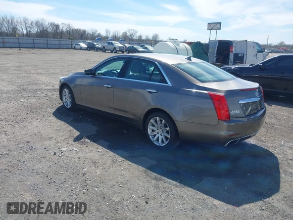 2014 Cadillac CTS Sedan RWD with VIN 1G6AP5SX1E0167520, listed as a IAAI auction lot 41829003 with 45,145 mi miles. Bid and sale history available at carsss.com. Image 3.
