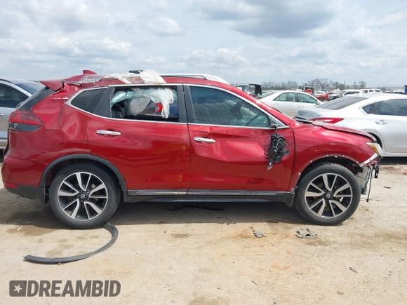 2019 Nissan Rogue SV with VIN 5N1AT2MT8KC741506, listed as a IAAI auction lot 41855877 with Not Provided miles and . Bid and sale history available at DreamBid. Image 14.