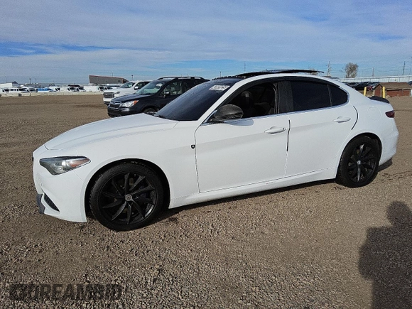 2017 Alfa Romeo Giulia with VIN ZARFAEBN6H7562443, listed as a Copart auction lot 42809925 with 0 mi miles and Clean Title. Bid and sale history available at carsss.com. Image 1.