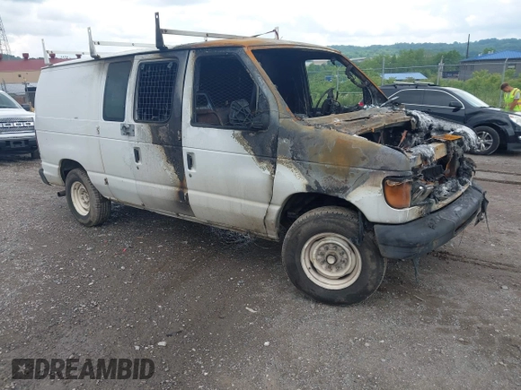 2005 Ford Econoline Cargo with VIN 1FTNE24L05HB25547, listed as a IAAI auction lot 42434522 with Not provided miles and . Bid and sale history available at DreamBid. Image 1.