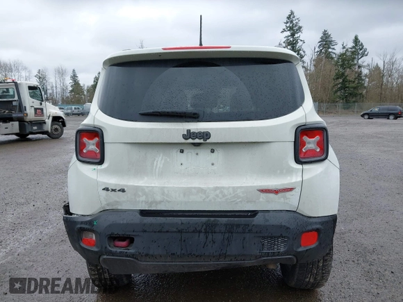 2017 Jeep Renegade Trailhawk с VIN ZACCJBCB6HPE79727, выставлен на аукционе IAAI как лот 41851367 с пробегом 90 645 миль миль и . История ставок и продаж доступна на DreamBid. Изображение 16.