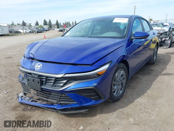 2024 Hyundai Elantra SEL with VIN KMHLM4DGXRU820751, listed as a IAAI auction lot 41600603 with 9,137 mi miles and . Bid and sale history available at DreamBid. Image 2.
