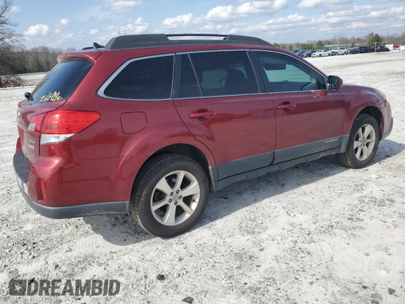 2014 Subaru Outback Premium with VIN 4S4BRBCC3E3322214, listed as a Copart auction lot 49218065 with 185,445 mi miles and Salvage Title. Bid and sale history available at DreamBid. Image 3.