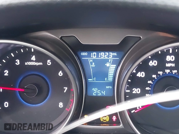 2012 Hyundai Veloster w/Black Int with VIN KMHTC6ADXCU024923, listed as a IAAI auction lot 41556793 with 101,923 mi miles and . Bid and sale history available at DreamBid. Image 15.