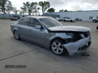 2006 BMW 5 Series 530xi with VIN WBANF73546CG68265, listed as a Copart auction lot 51184425 with 194,170 mi miles and Salvage Title. Bid and sale history available at DreamBid. Image 4.