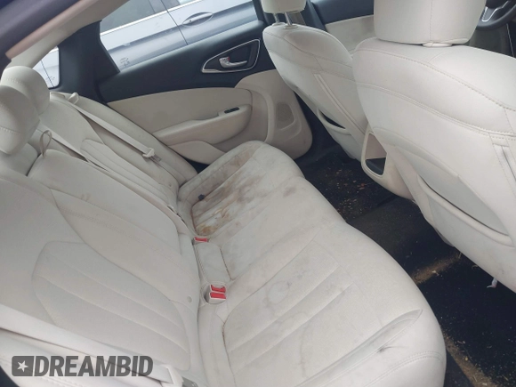 2015 Chrysler 200 Limited with VIN 1C3CCCAB5FN760835, listed as a IAAI auction lot 41566715 with 128,852 mi miles. Bid and sale history available at carsss.com. Image 8.