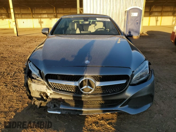 2017 Mercedes-Benz C 300 with VIN WDDWK4JB3HF428915, listed as a Copart auction lot 77944844 with 57,241 mi miles and Salvage Title. Bid and sale history available at DreamBid. Image 5.