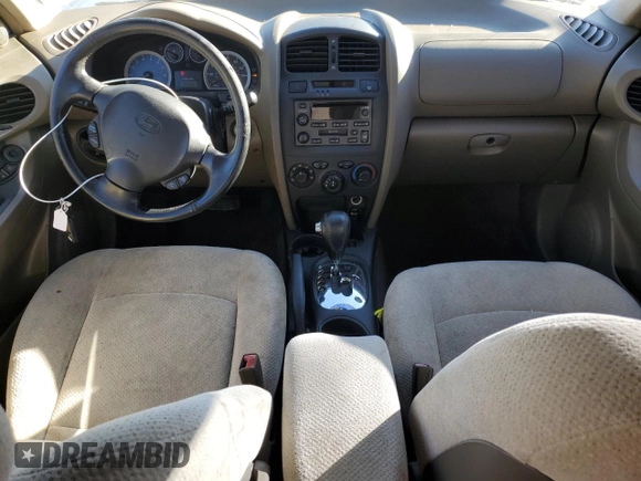 2005 Hyundai Santa Fe GLS with VIN KM8SC13D35U955102, listed as a Copart auction lot 76293854 with 107,406 mi miles and Salvage Title. Bid and sale history available at carsss.com. Image 8.