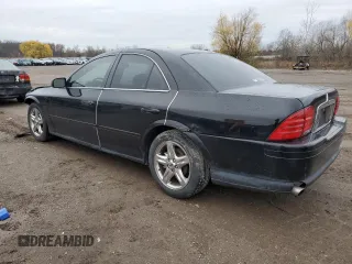 2002 Lincoln LS w/Base Pkg with VIN 1LNHM87A92Y698418, listed as a Copart auction lot 82087104 with 191,469 mi miles and Salvage Title. Bid and sale history available at carsss.com. Image 2.