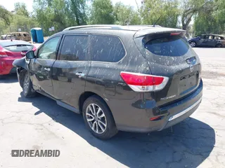 2015 Nissan Pathfinder SL with VIN 5N1AR2MN4FC639562, listed as a IAAI auction lot 42314058 with 156,921 mi miles and . Bid and sale history available at DreamBid. Image 3.