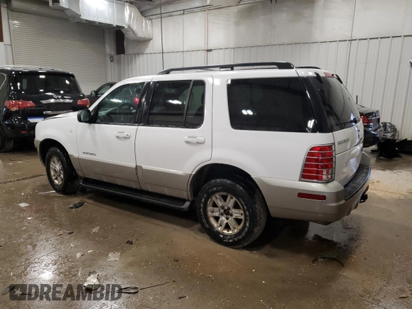 2002 Mercury Mountaineer z VIN 4M2DU86W62ZJ26324, wystawiony jako Copart lot #45649415 z przebiegiem 191 927 mil mil oraz Nie do naprawy. Historia ofert i sprzedaży dostępna na DreamBid. Obrazek 2.