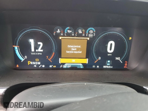 2023 Ford F-150 Raptor with VIN 1FTFW1RG4PFB17389, listed as a Copart auction lot 51703635 with 19,772 mi miles and Salvage Title. Bid and sale history available at DreamBid. Image 9.