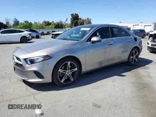 2019 Mercedes-Benz A 220 with VIN WDD3G4FBXKW035465, listed as a Copart auction lot 57601635 with 71,620 mi miles and Salvage title. Bid and sale history available at DreamBid. Image 1.